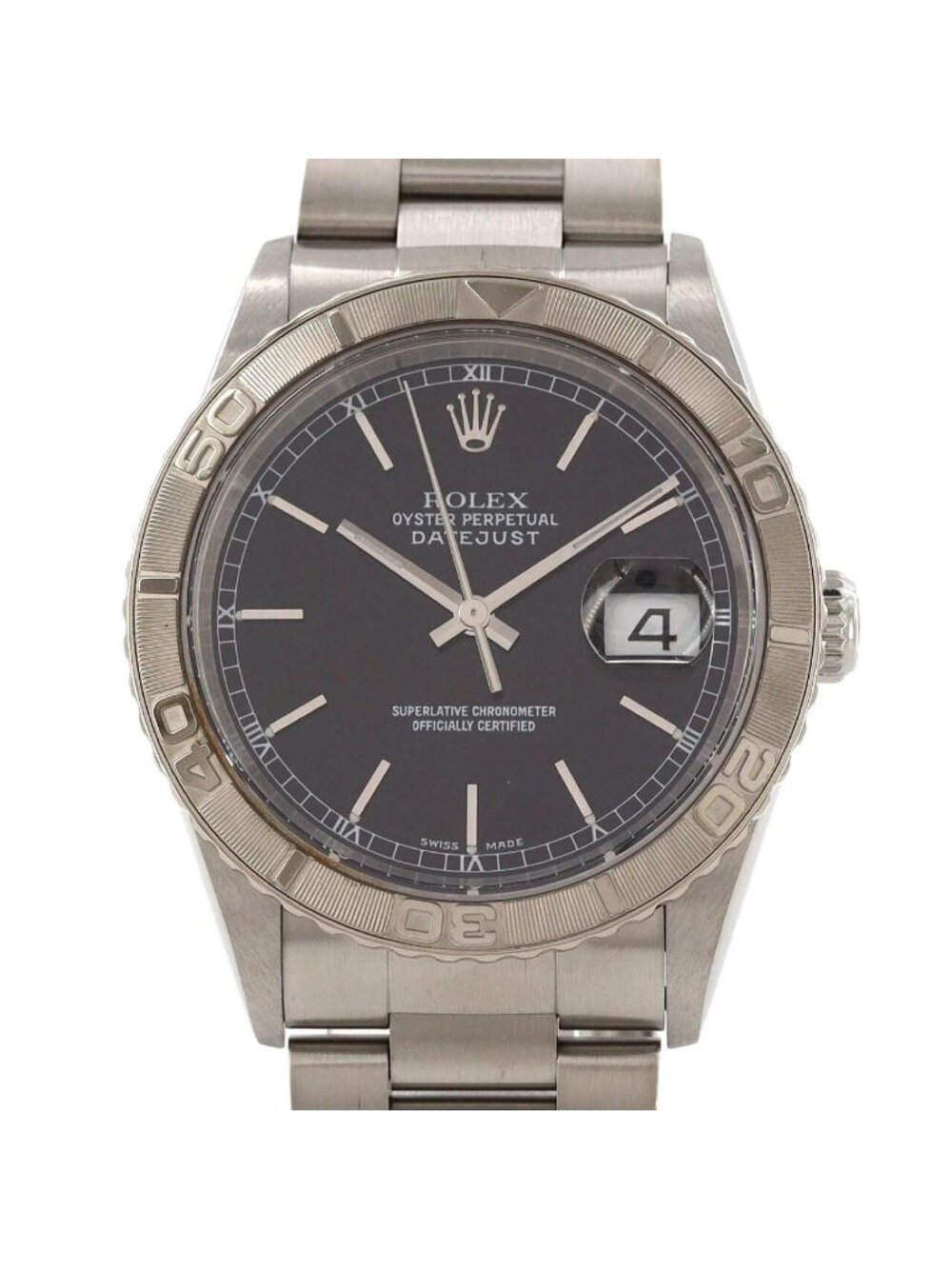 Rolex Thunderbird 3 Stainless Steel White Gold Automatic